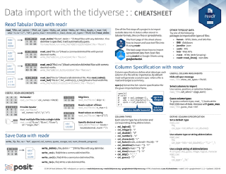 Importing data with the tidyverse