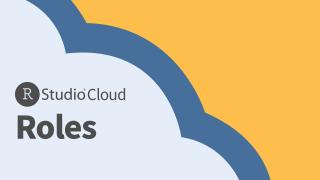 RStudio Cloud | Roles | Instructor View